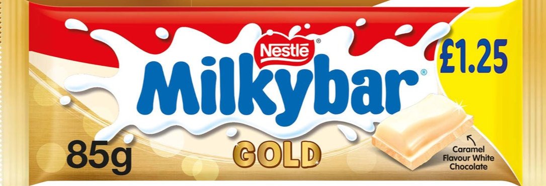 Nestle Milky bar Gold Caramel White Chocolate 85g