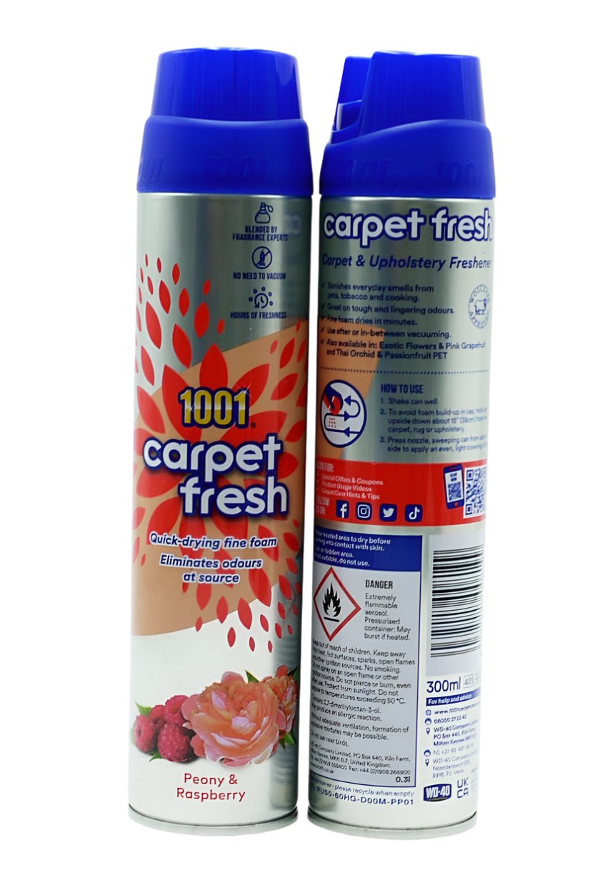 1001 Carpet Fresh Peony & Raspberry 300ml