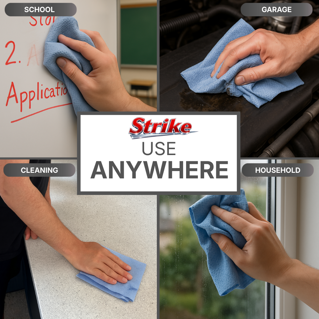 24 Rolls Blue Strike Embossed 2ply Wiper Paper Towel 45M (6*4)