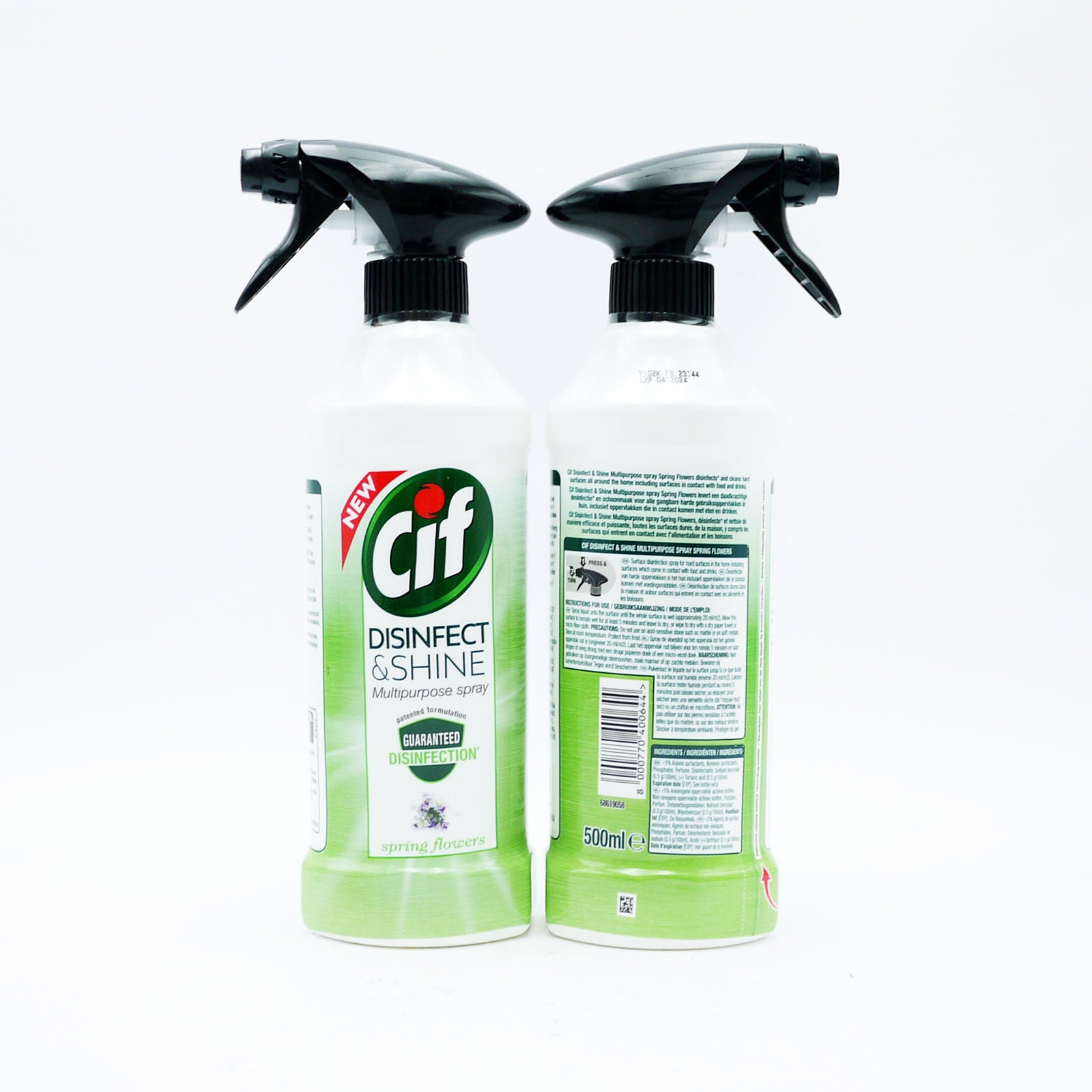 CIF disinfect & shine multipurpose spray spring flower 500ml