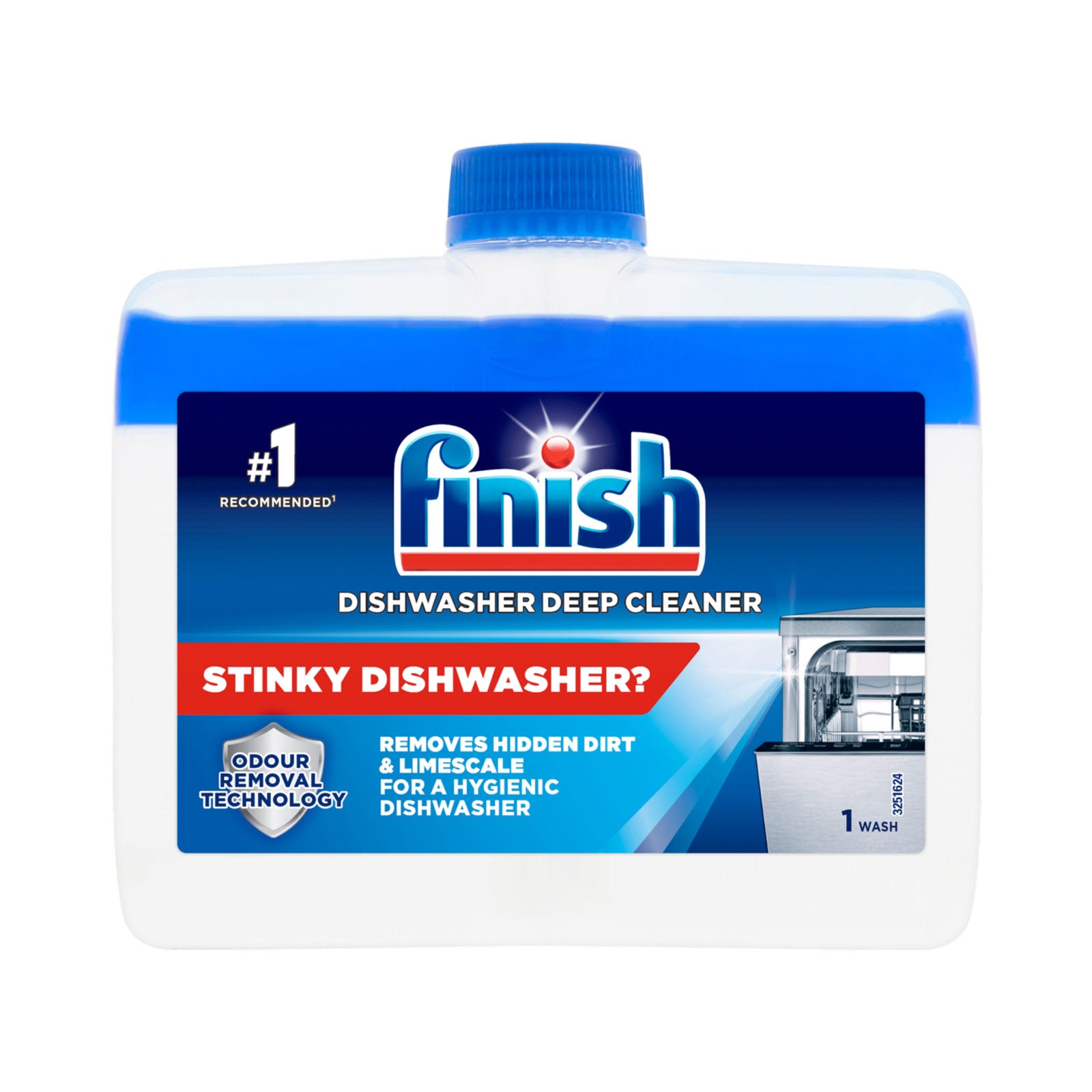 Deep Cleaner F Finish Dishwasher Deep Cleaner 250ml Powerful Grease Limescale Removal ...