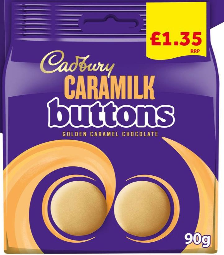 Cadbury Caramilk Buttons Golden Caramel Chocolate 85g