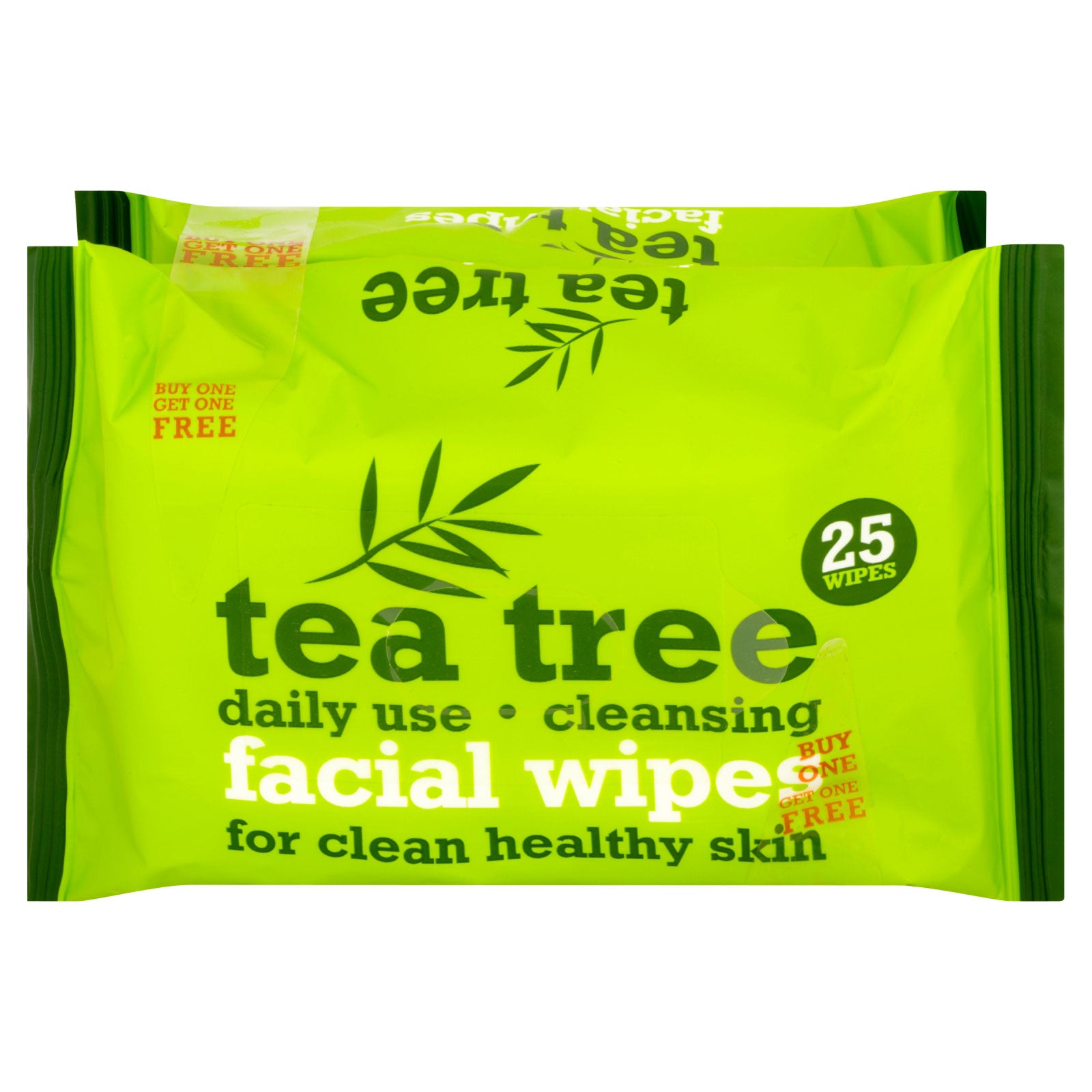 Tea tree Daily Use Cleansing Facial Wipes 50Wipes