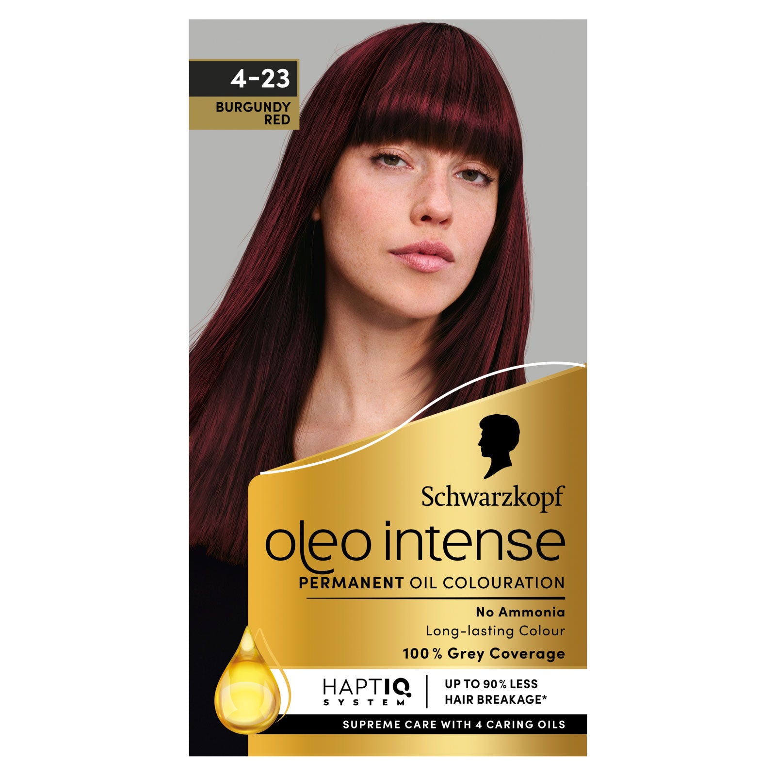 Schwarzkopf Oleo Intense Permanent Hair Colour 4-23 Burgundy Red