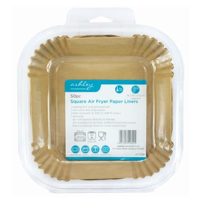 50PC Square Air Fryer Paper Liners - 16CM