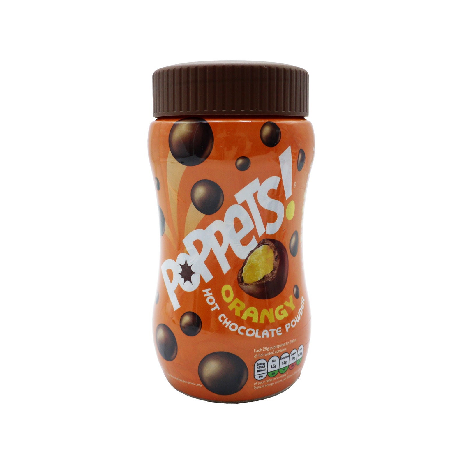 Poppets Powder Hot Choc Orange 300g