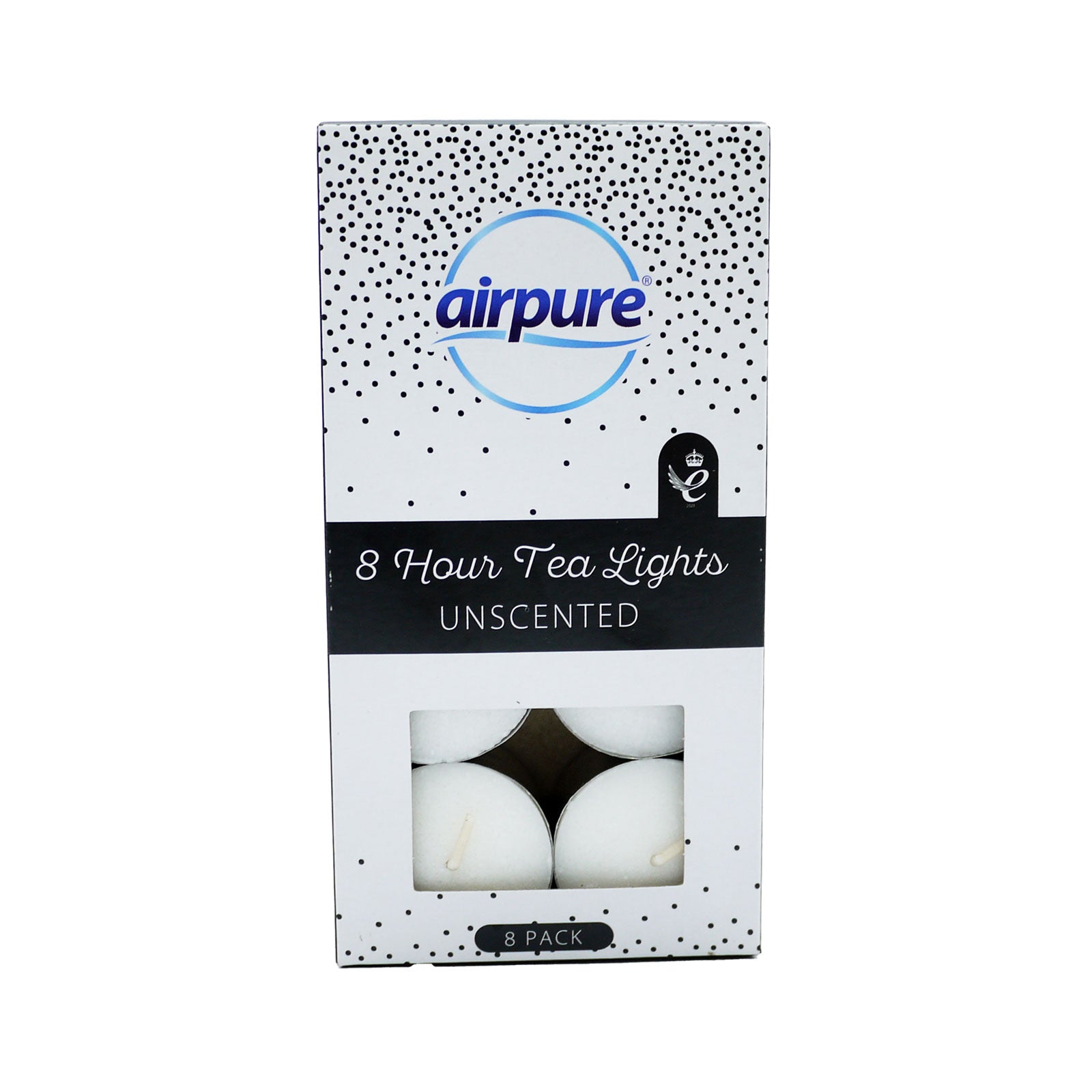 Airpure 8hr Tea Lights Unscented X 8