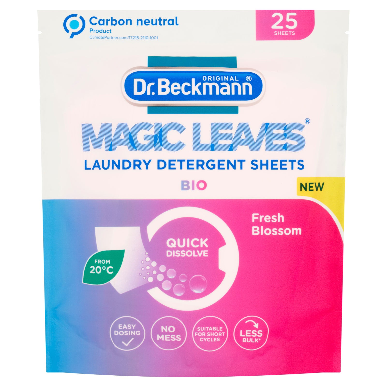 Dr Original Beckmann Magic Leaves Laundry Detergent 25 Sheets