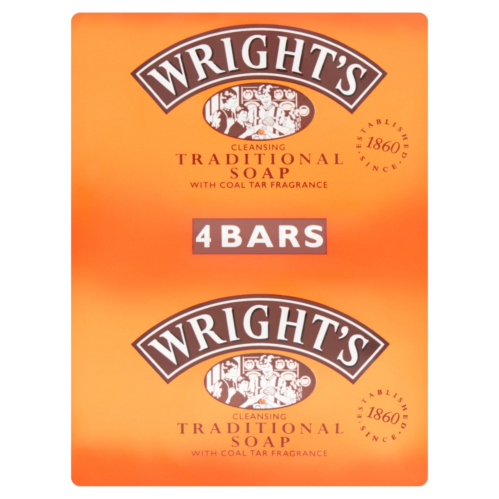 Wrights Traditional Soap 4 Bars