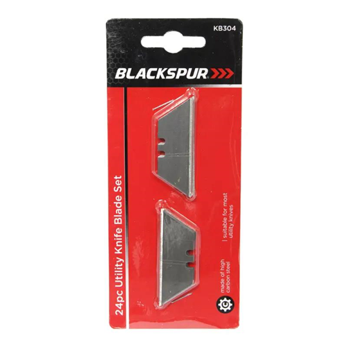 Blackspur 24pc Utility Knife Blade Set