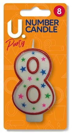 8 Number Candle