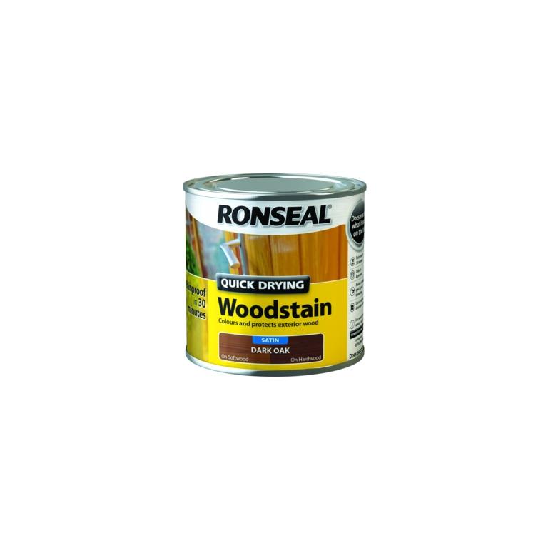 Ronseal Quick Drying Woodstain Satin 250ml