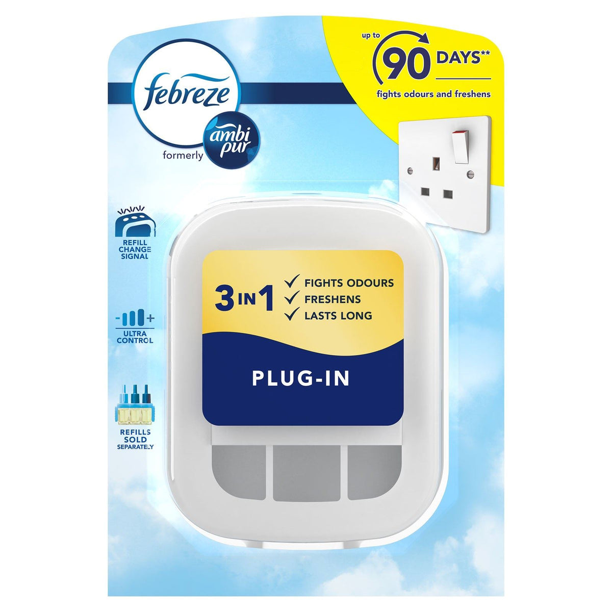 Febreze 3Volution Plug-In Air Freshener 20ml Refills & Device – Multiple Fragrances