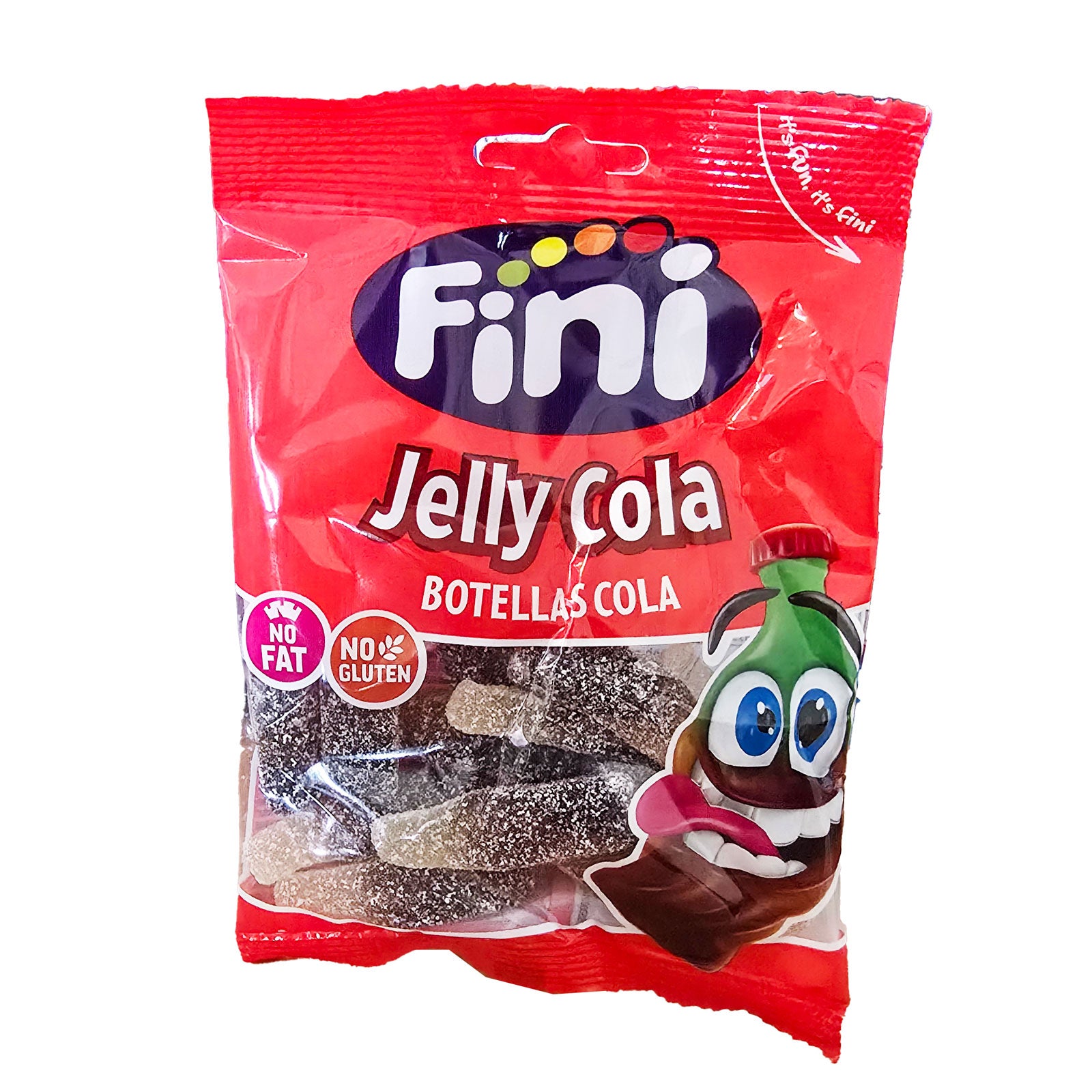Fini Fizzy Sour Cola Bottles (h) 31/07/26 | High Quality Chocolate & Sweets Online - Product Image