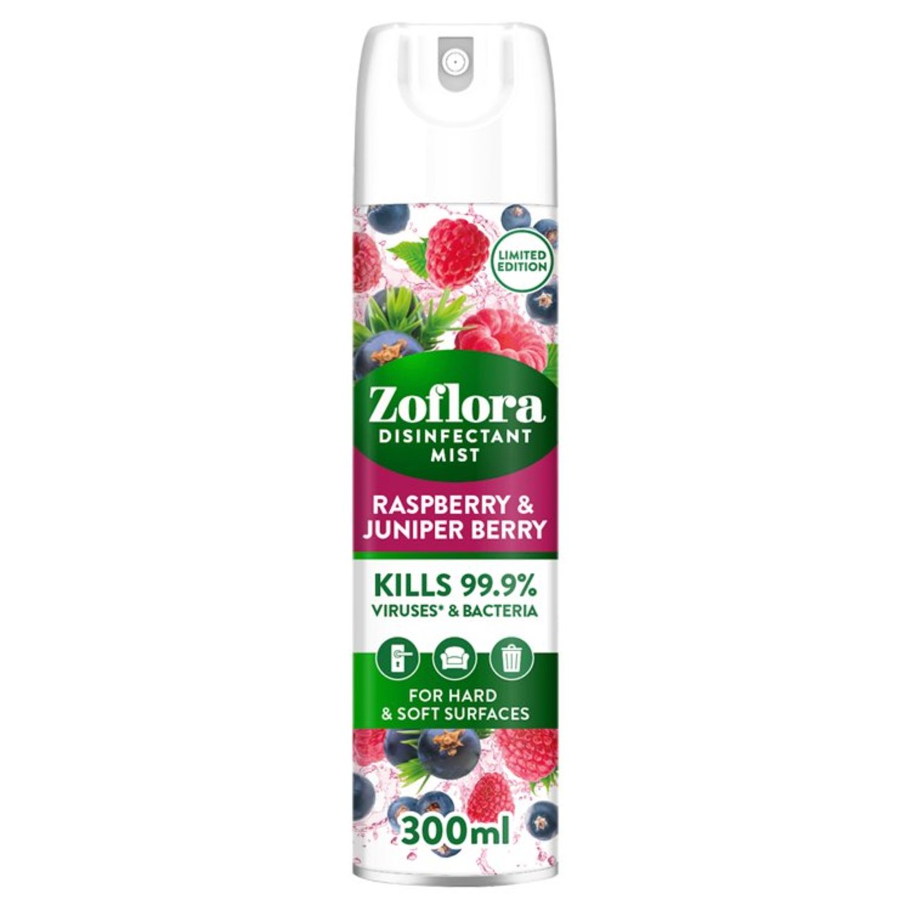 Zoflora Disinfectant Mist Raspeberry & juniper Berry 300ml