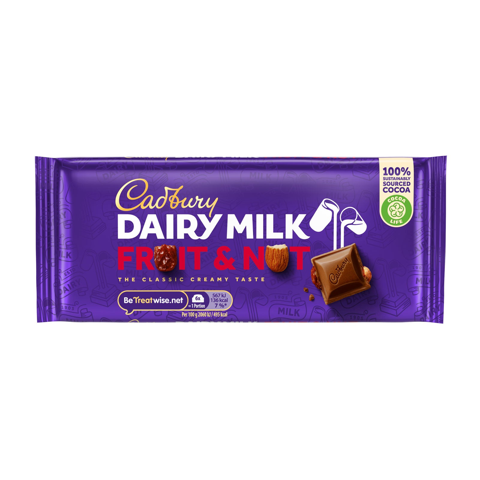 Cadbury Dairy Milk Fruit & Nut 110g