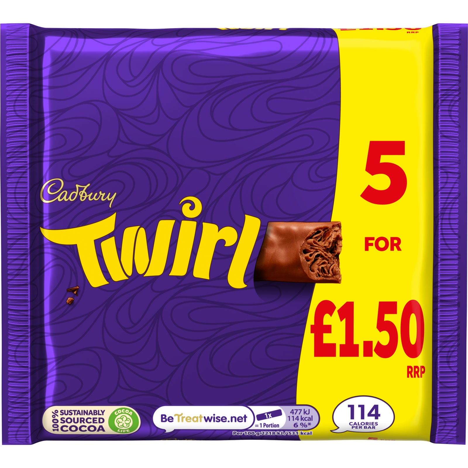 Cadbury TWIRL Chocolate 5 Pack