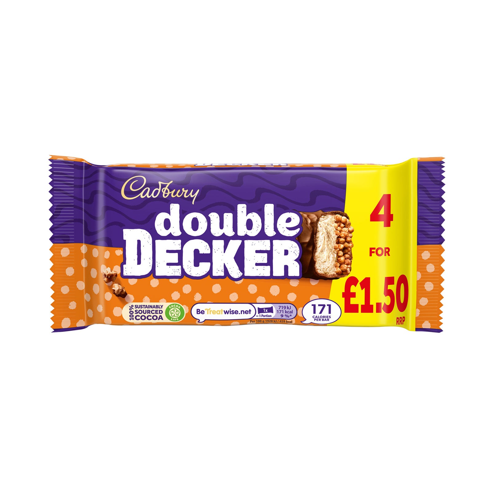 Cadbury Double Decker (4x37.3g) 150gm