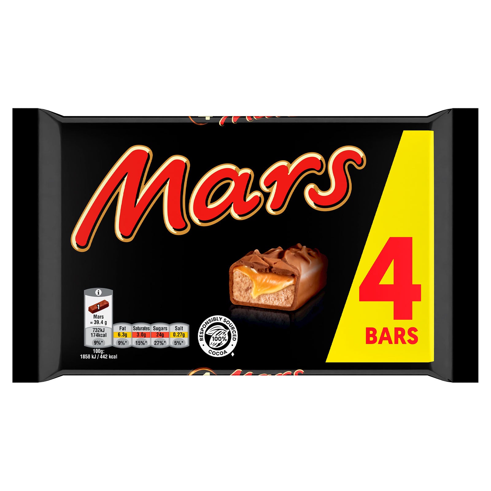 Mars Caramel, Nougat & Milk Chocolate Bars Multipack 157.6g