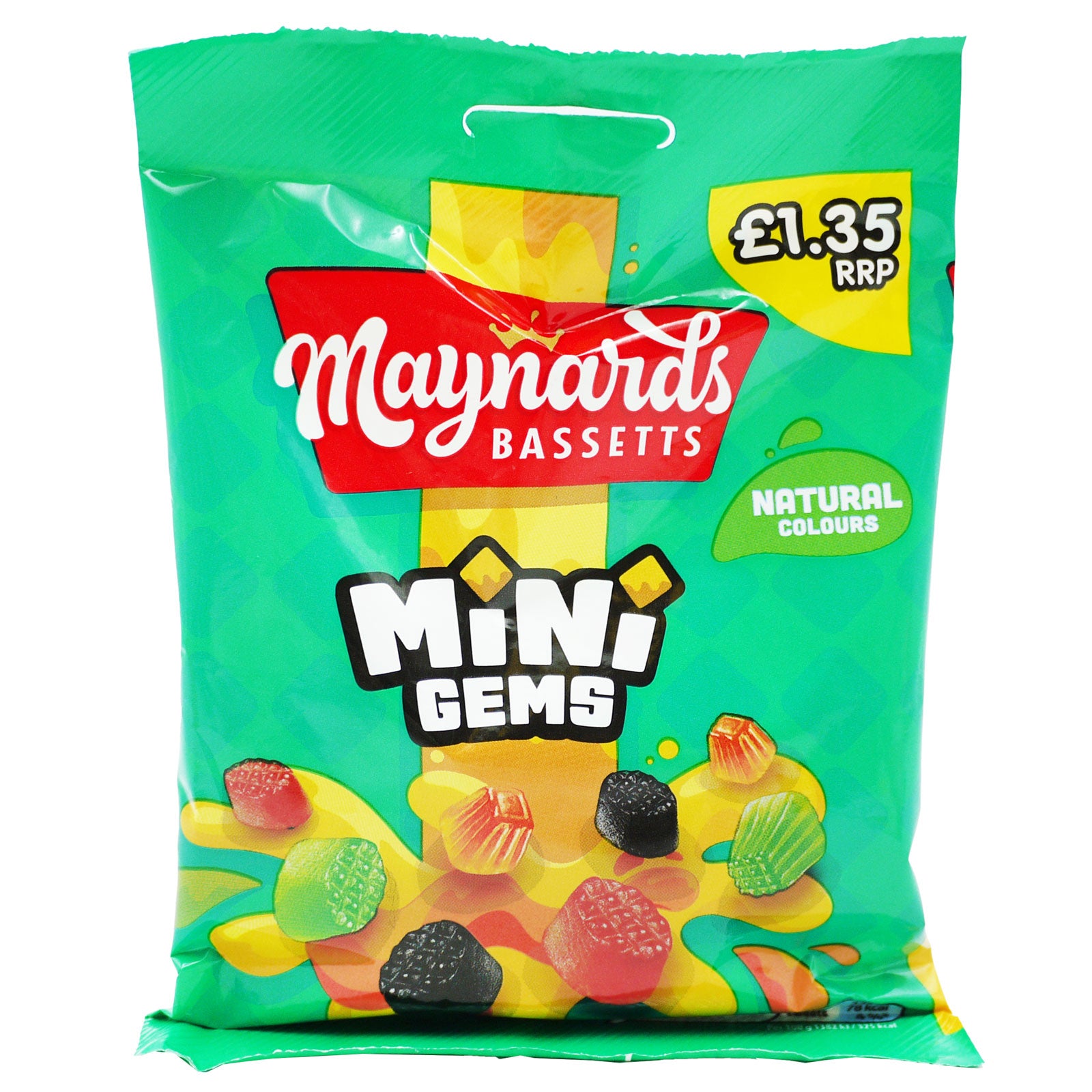 Maynards Bassetts Mini Gems 130G 31/08/2026