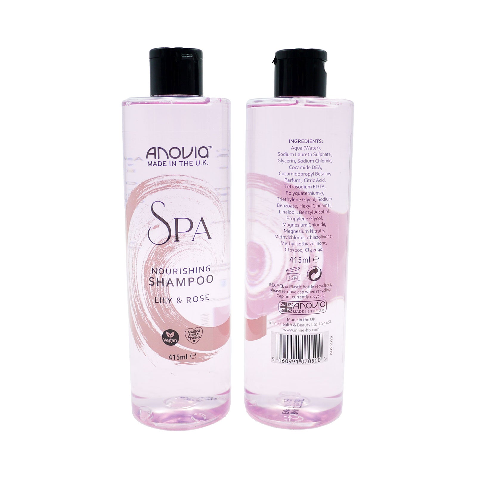 Anovia Spa Nourishing Shampoo Lily & Rose 415ML