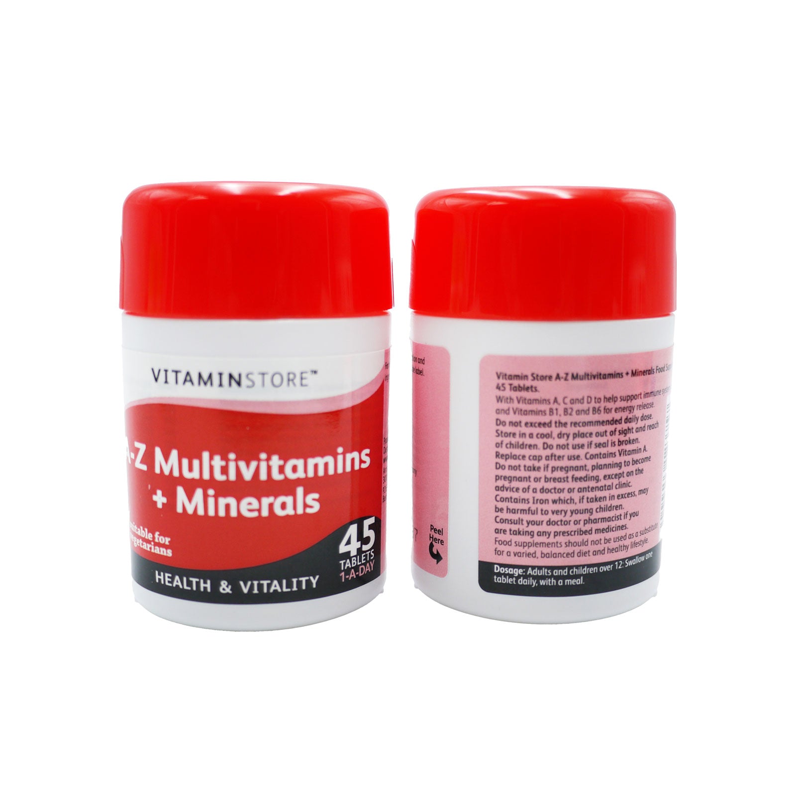 Vitamin Store A-Z Multivitamins + MINERALS 45 Tablets