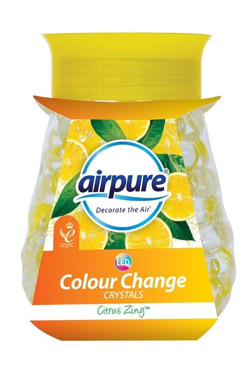 Airpure Colour Change Crystals Gel Citrus 300g