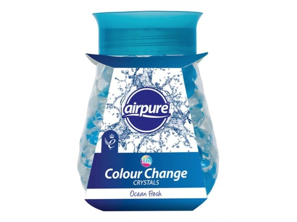 Airpure Colour Change Crystals Gel Ocean Fresh 300g