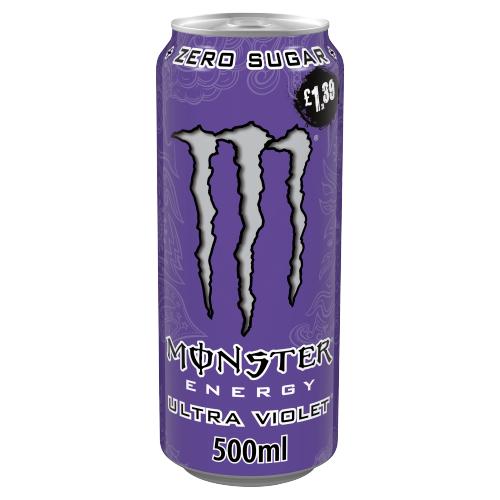 Monster Ultra Violet Zero Sugar 500ml