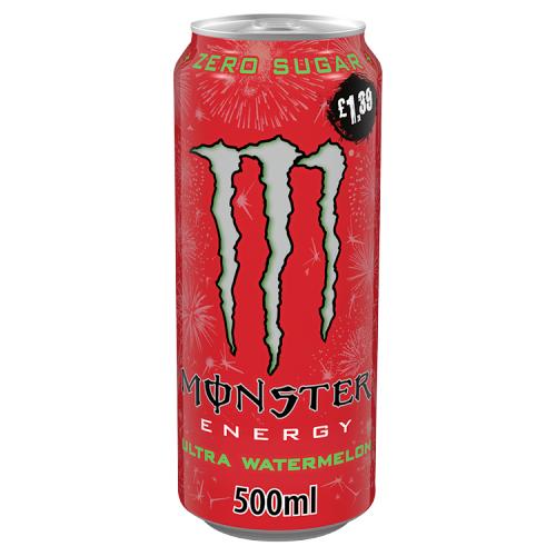 Monster Energy Drink Ultra Watermelon | High Quality Beverage Product Online - Product Image