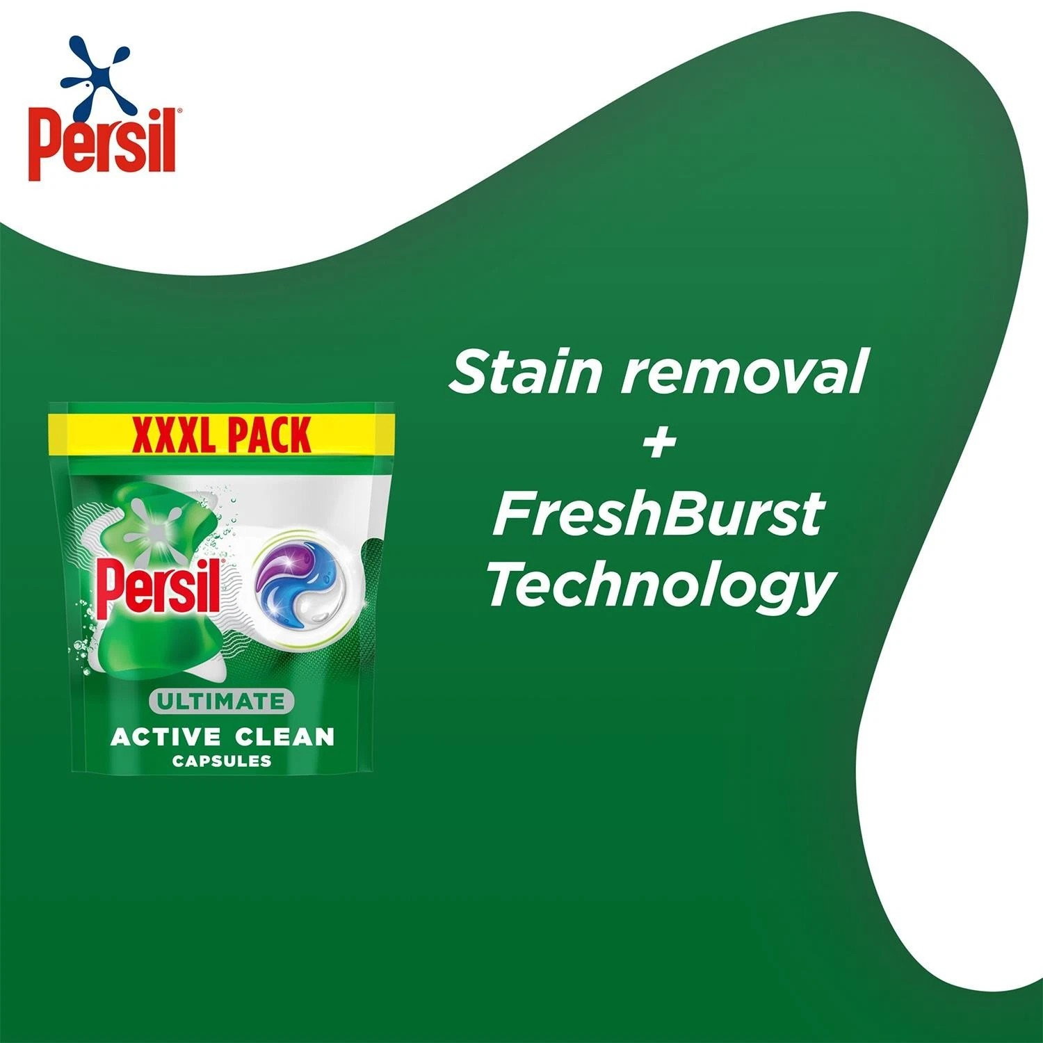 3 x Persil Ultimate Washing Capsules Active Clean Stain Removal 54 Washes