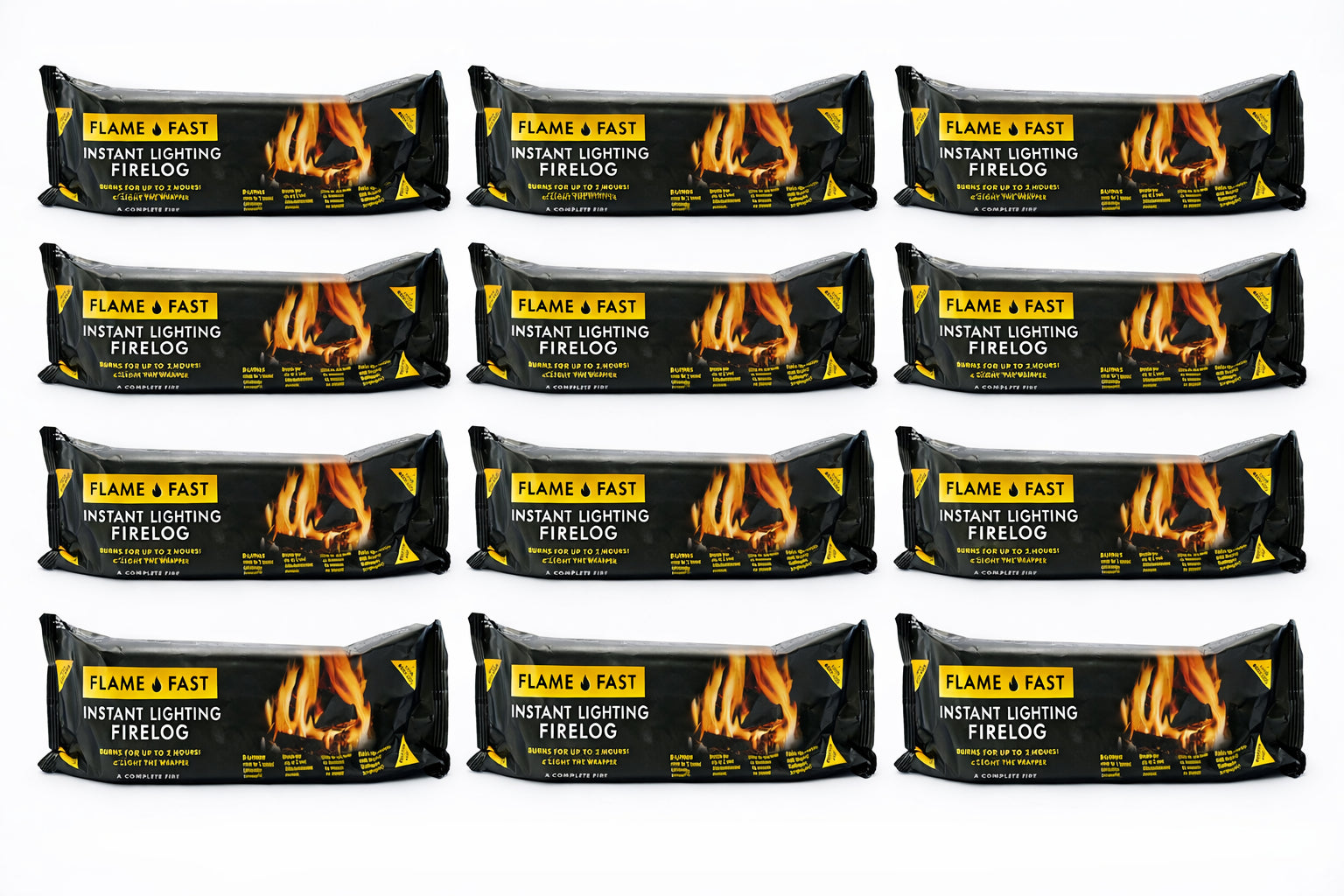 15 X Flamefast Smokeless Instand Lightiing Fire Log