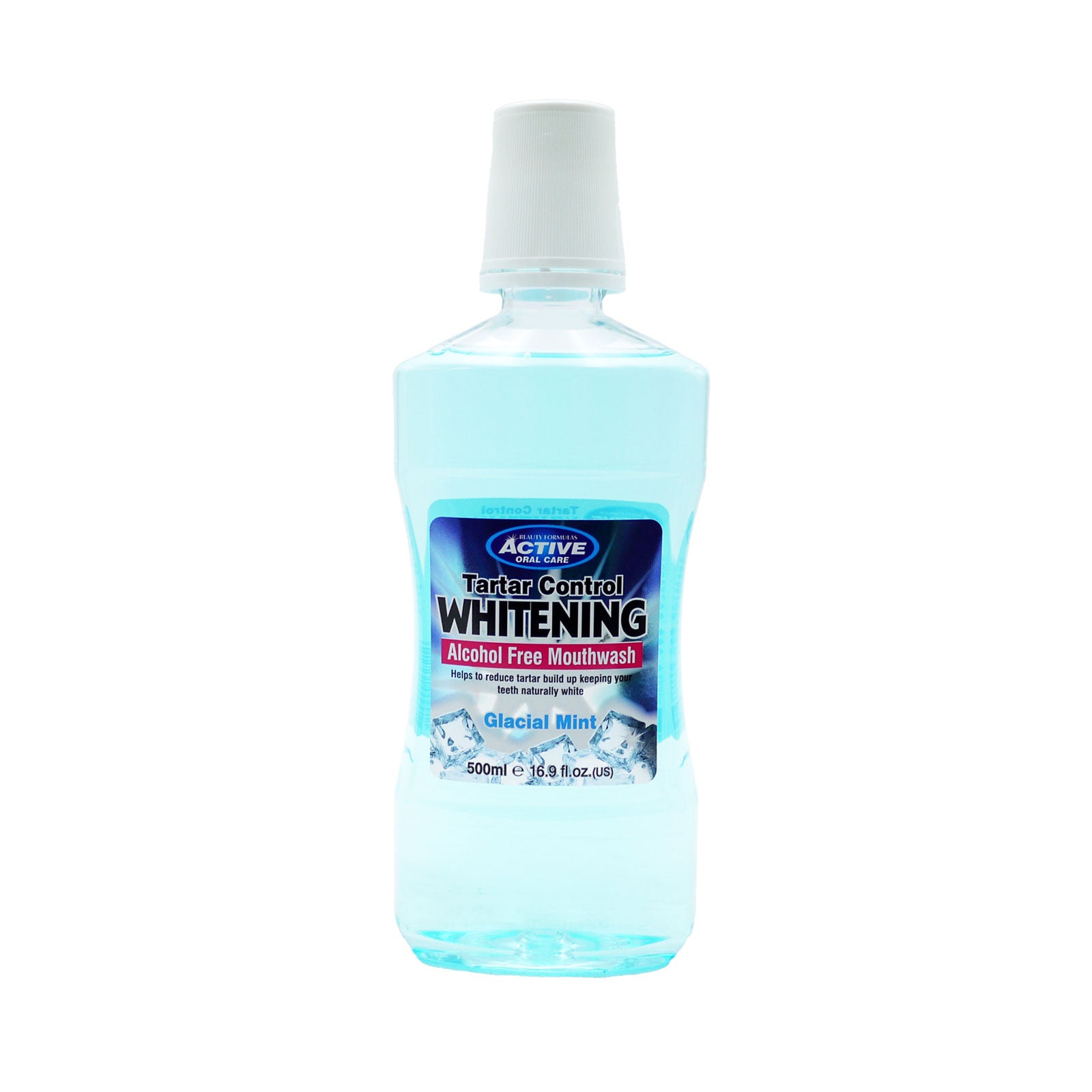 Tartar Control Whitening Alcohol free mouth wash Glacial Mint 500ml