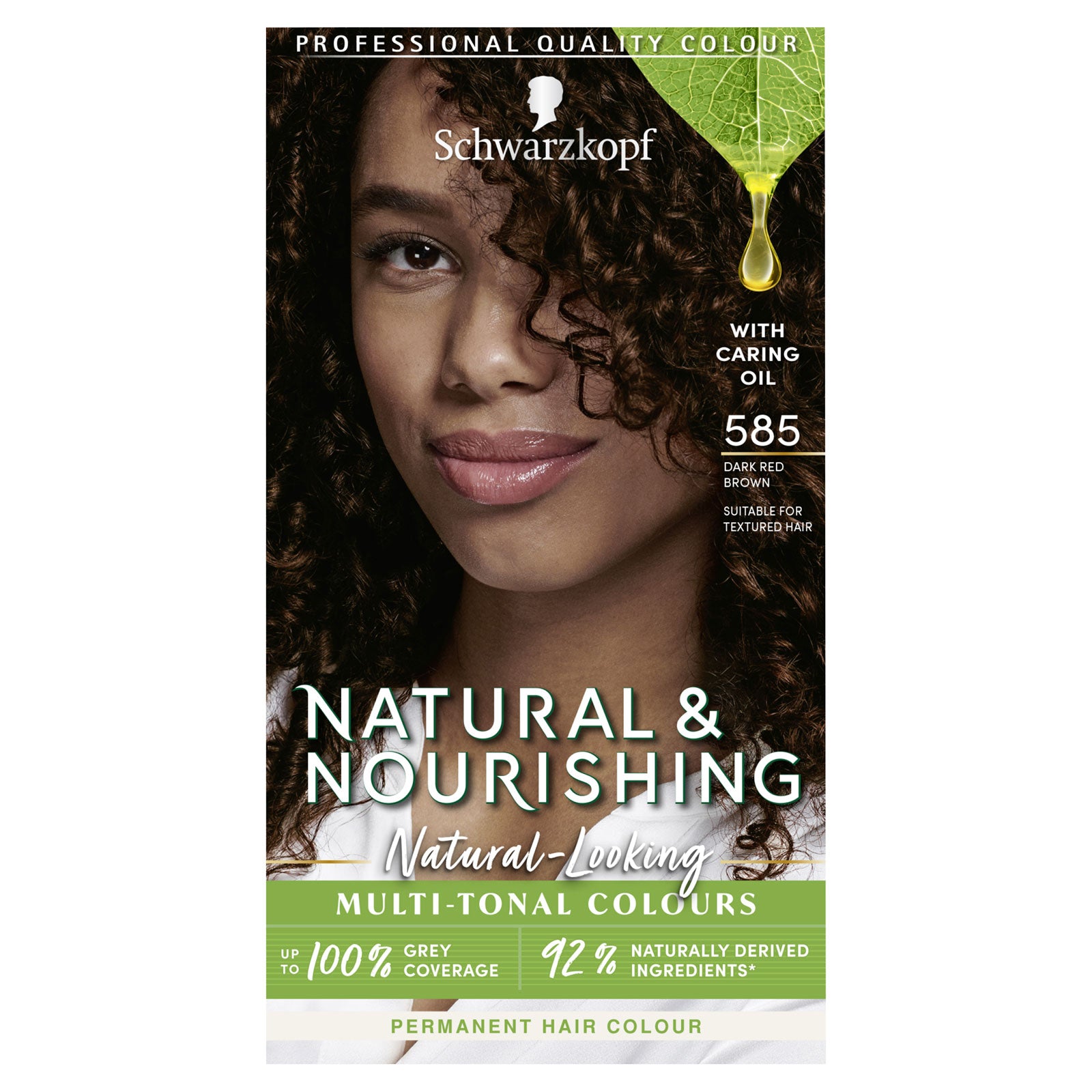 Schwarzkopf Natural & Nourishing - 585 Dark Red Brown