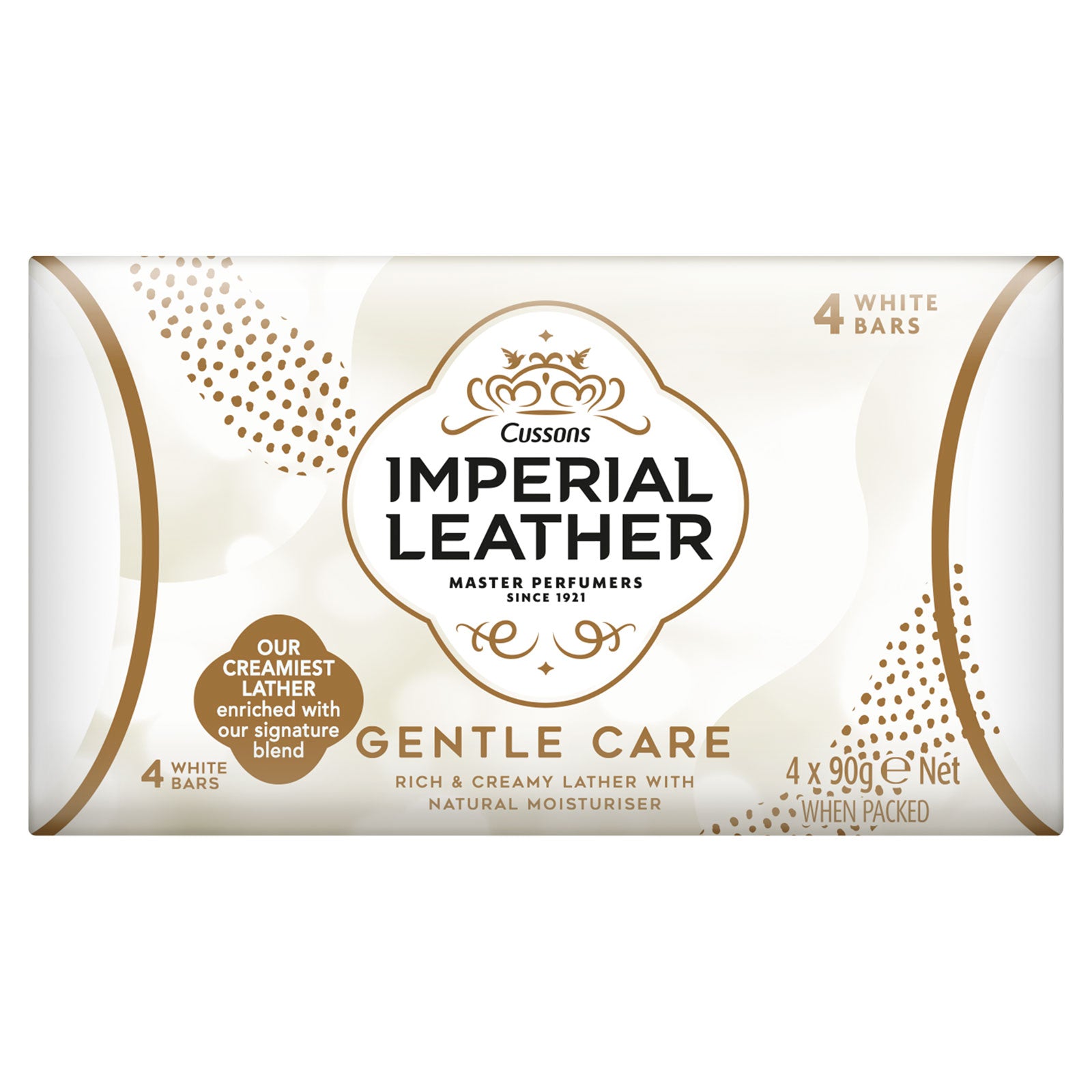 Imperial Leather Soap 4 White Bars 4x90g