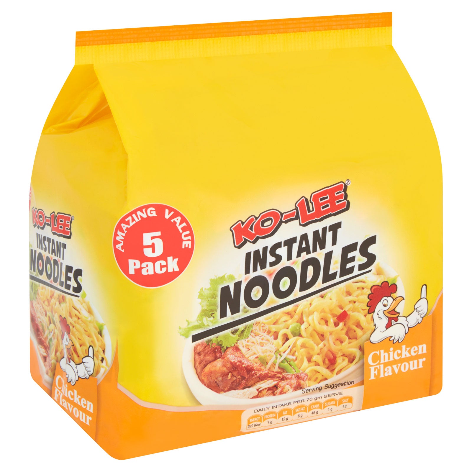 Ko-Lee Instant Noodles Chicken Flavour 5 Pack