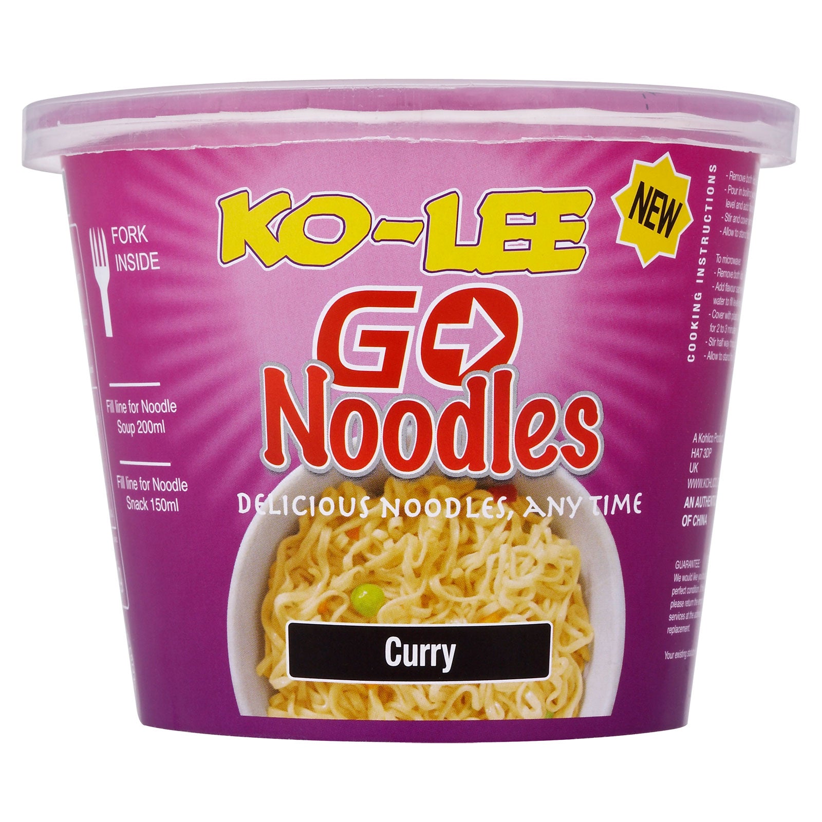 Ko-lee Go Noodles Cup Curry