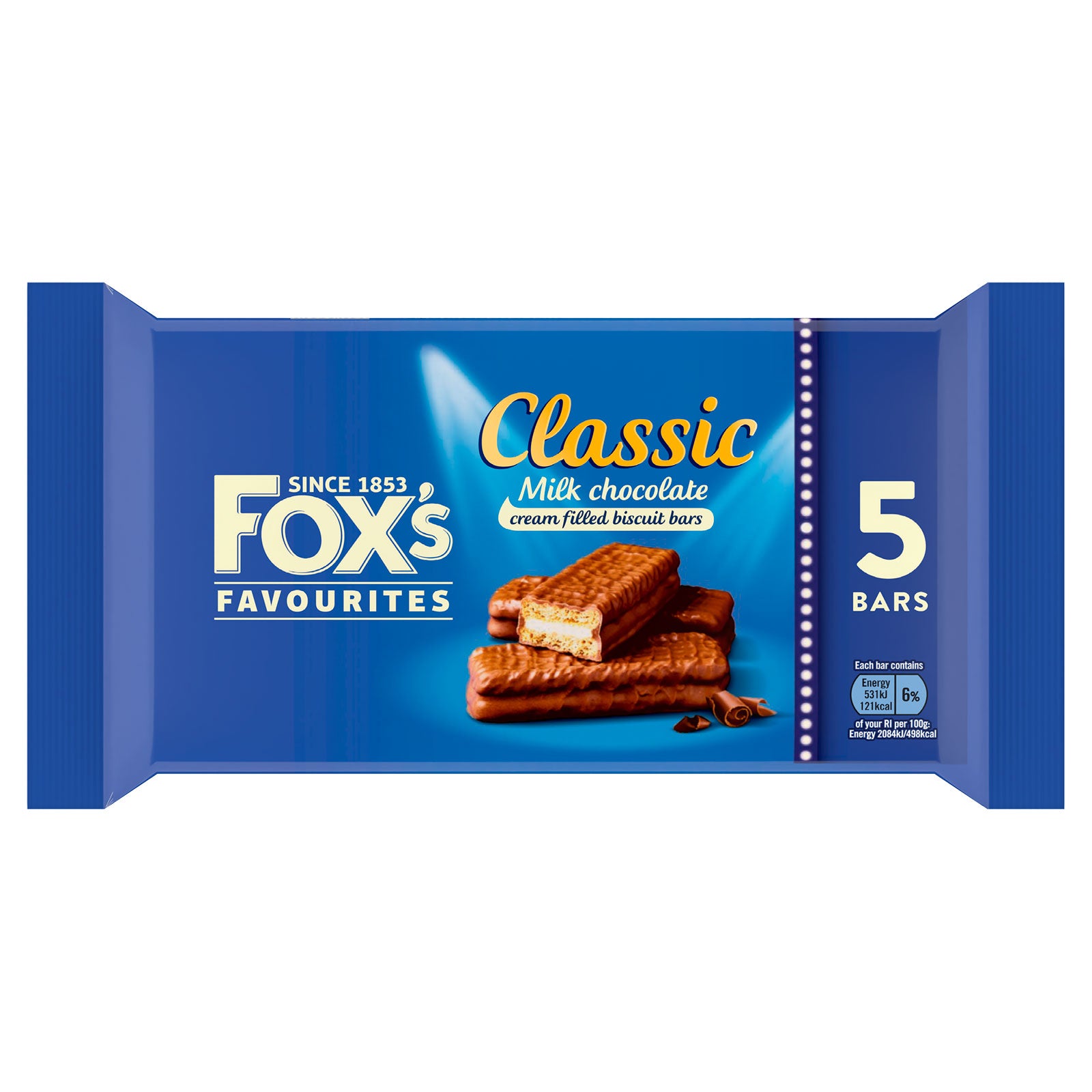 Fox's Favourites 5 Bars Milk Chocolate