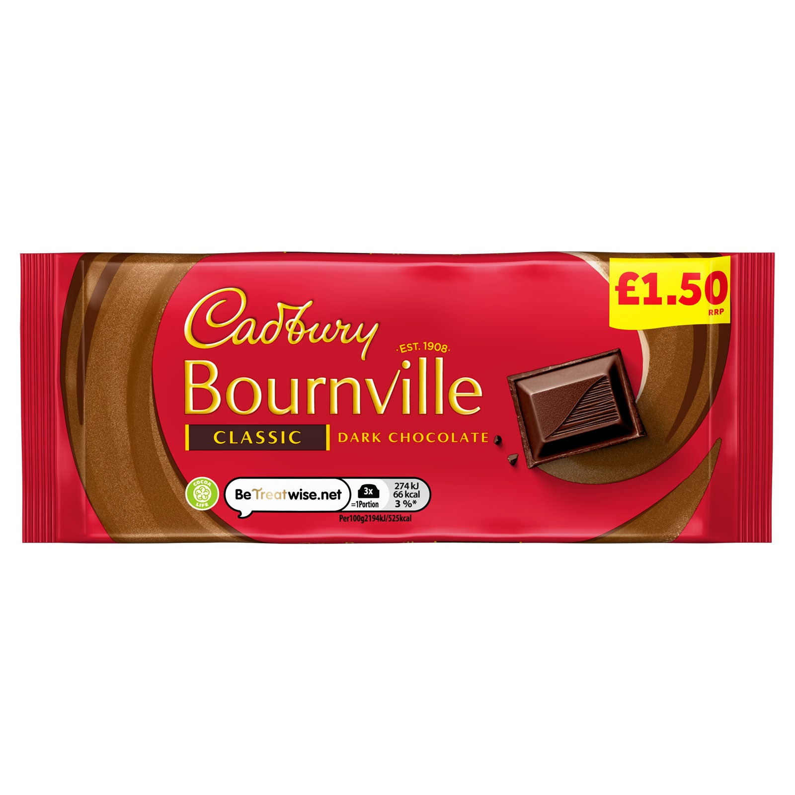 Cadbury Bournville Classic Dark 100G