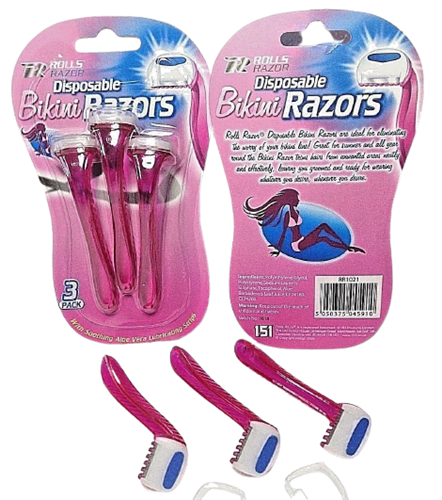 3 pack Bikini Razors