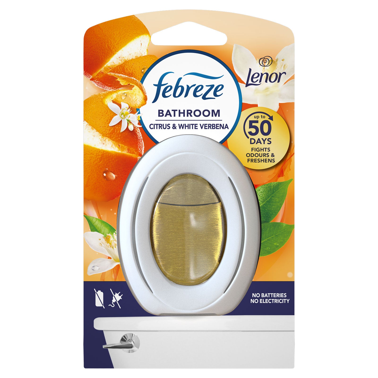 Lenor Febraze Bathroom Citrus & White Verbena Airfreshner