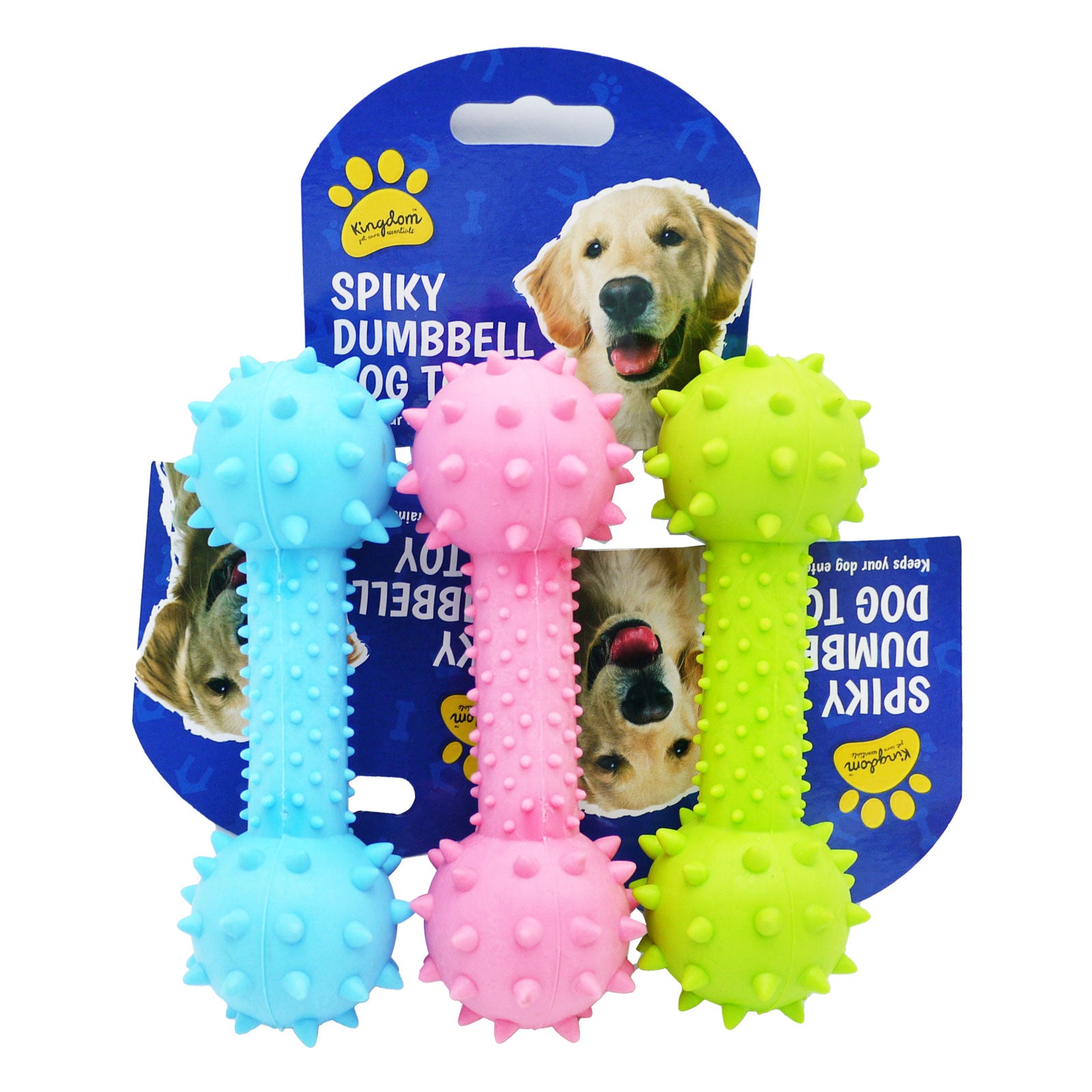 Spiky Dumbbell Dog Toy