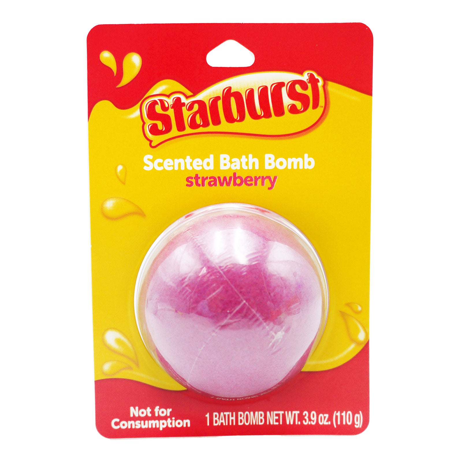 Starburst Scented Bath bomb Strwaberry