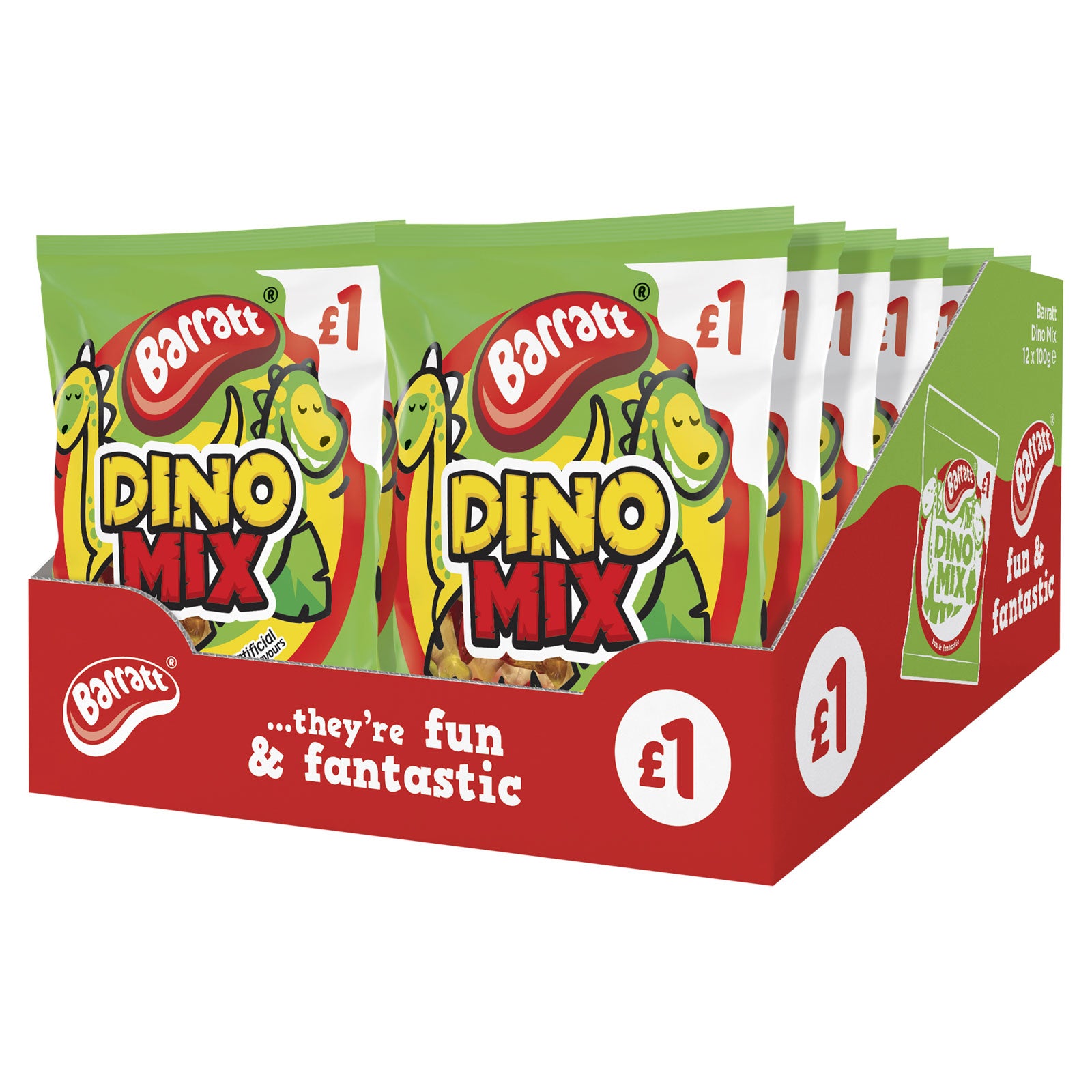 Barratt Dino Mix Jellies 100g