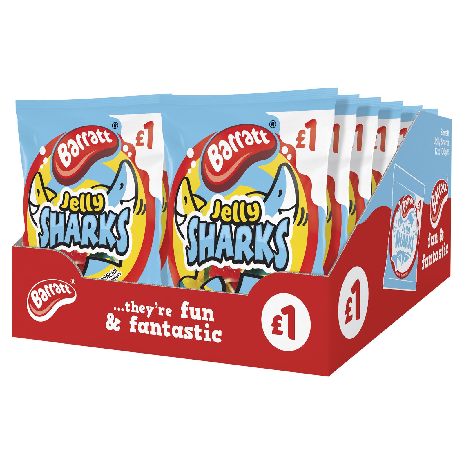 Barratt Jelly Sharks Bag 100g