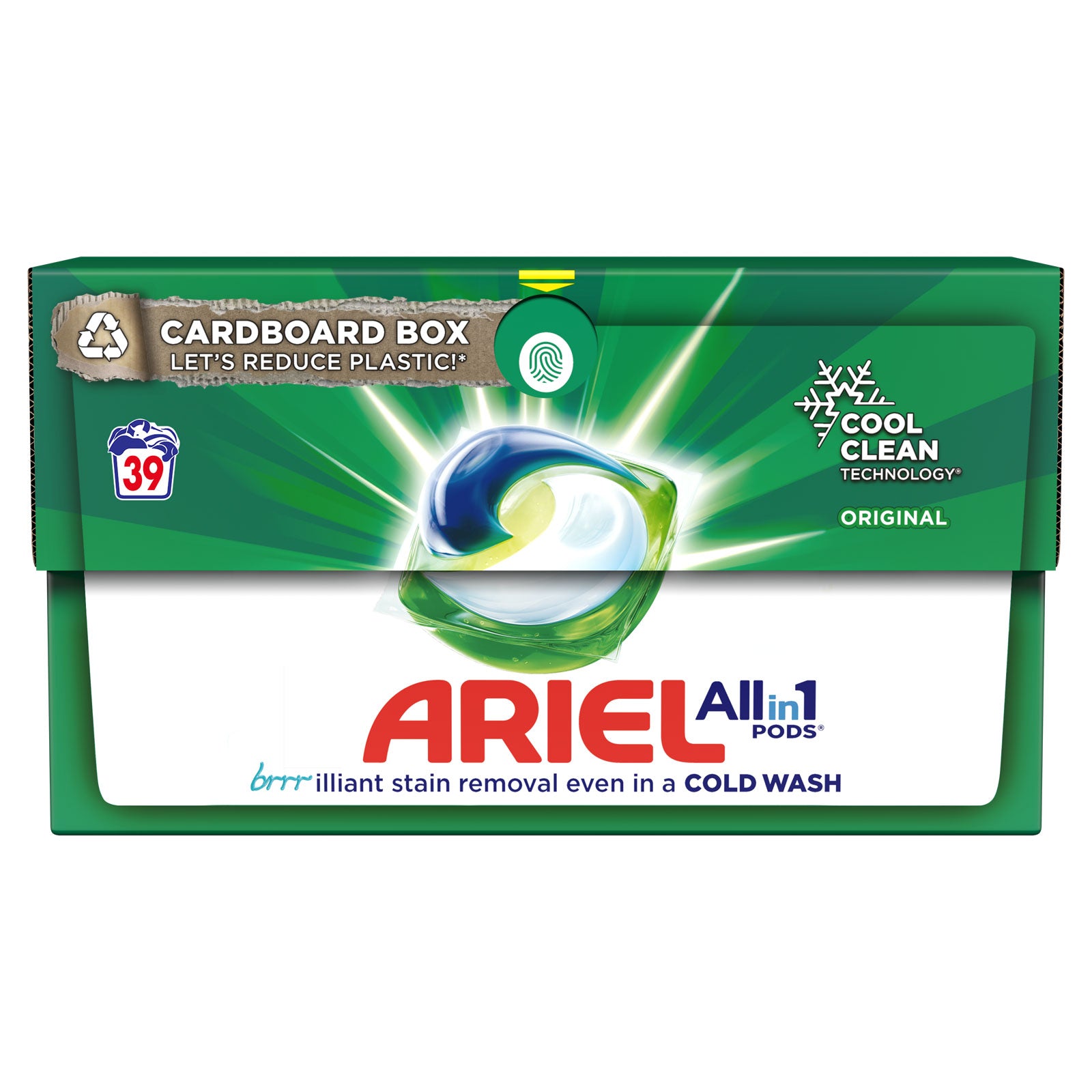 Ariel All In 1 Pods Cool Clean Original 39Washes