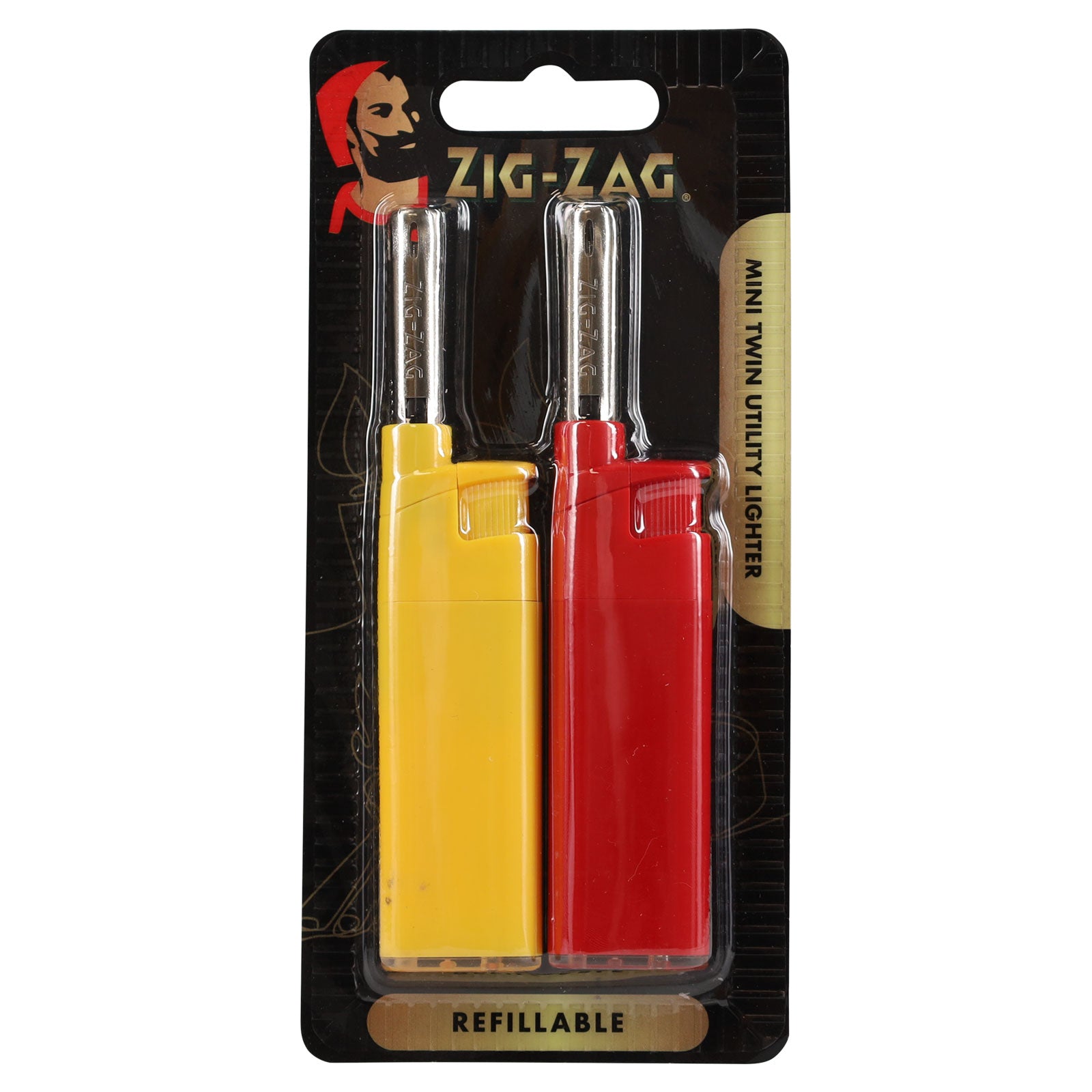 Zig Zag Refillable Lighter Pair