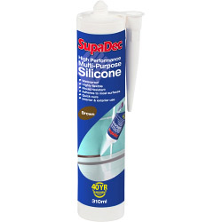 Supadec Multi Purpose Silicone 300ml Brown