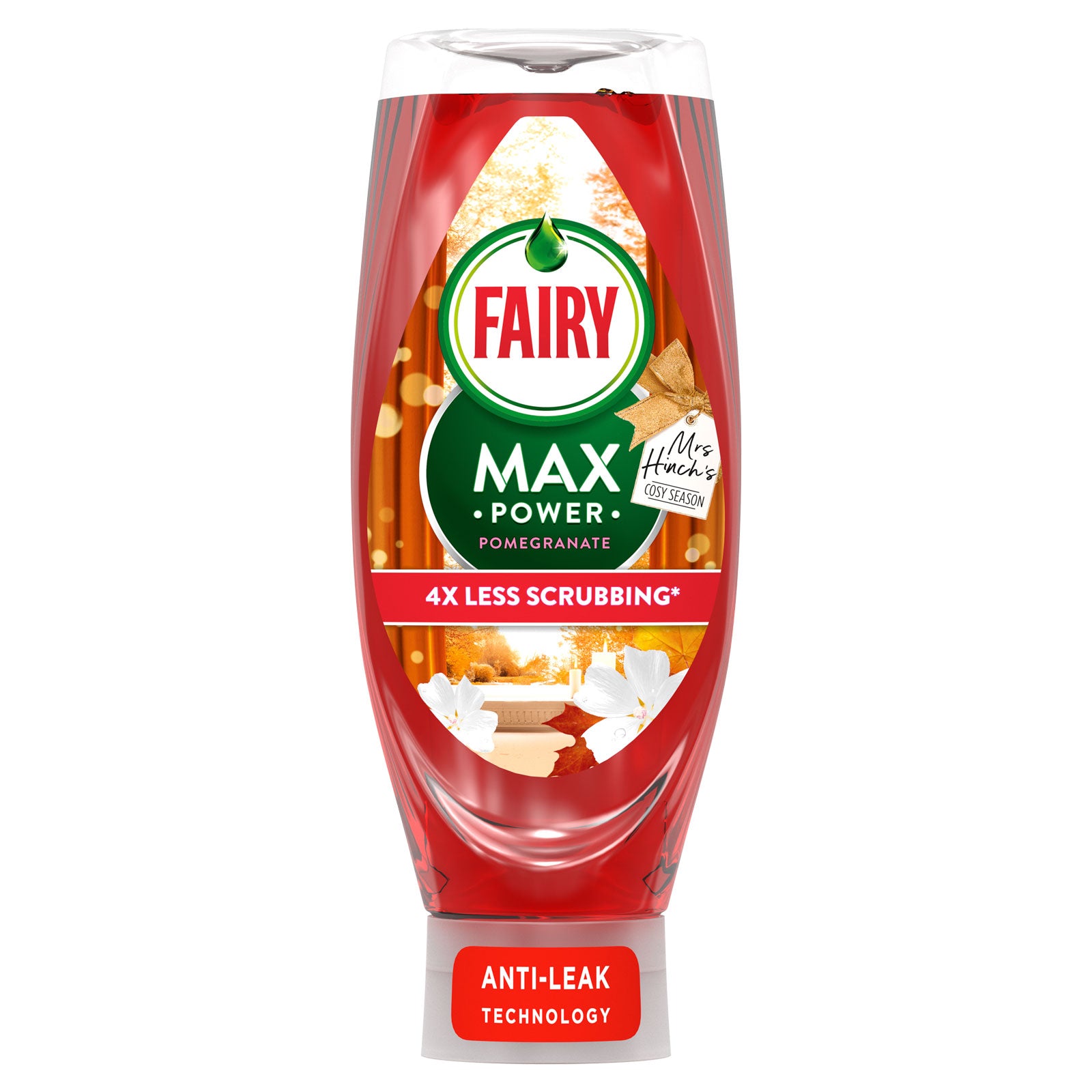 Fairy Max Power Pomegranate Washing Up Liquid 640ml