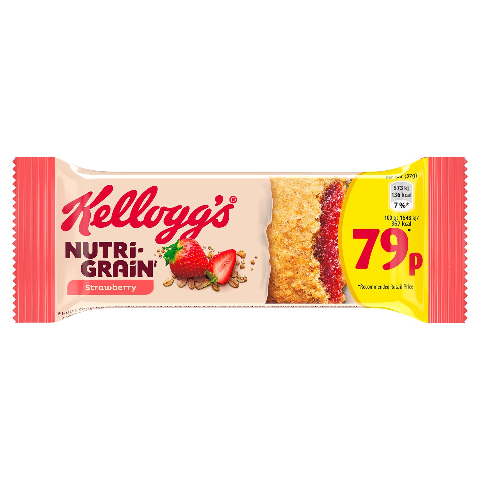 Kellogg's Nutri-Grain Strawaberry 37g